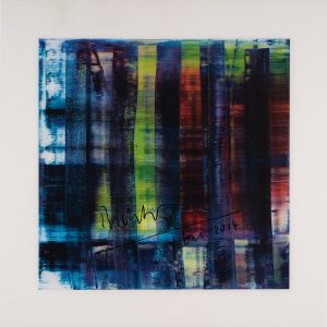 Gerhard Richter, Abstract Painting (blau), signiert 3. Okt. 2014
